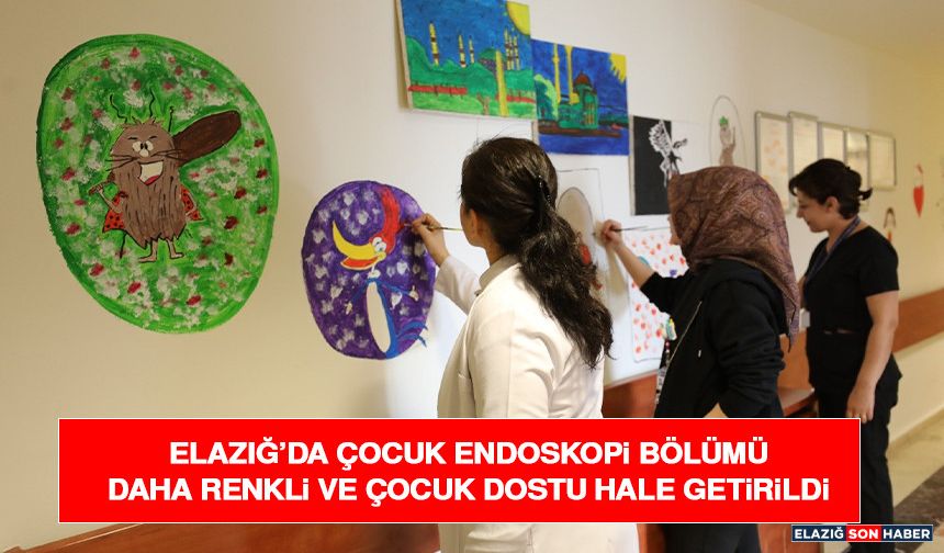 Elazığ’da Çocuk Endoskopi Bölümü Daha Renkli ve Çocuk Dostu Hale Getirildi