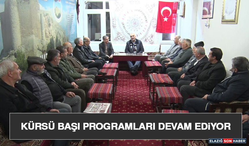 Kürsü Başı Programları Devam Ediyor