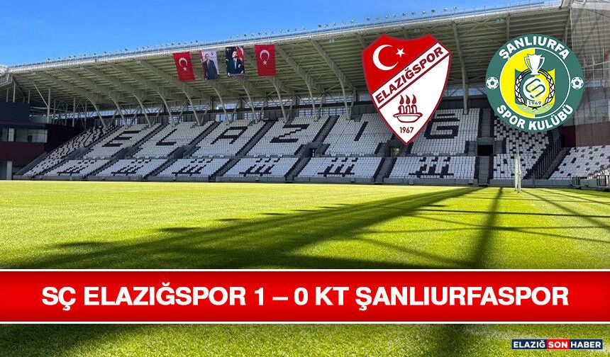 SÇ Elazığspor – KT Şanlıurfaspor Karşılaşması