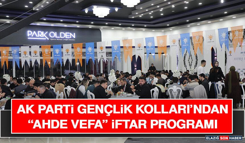 AK Parti Gençlik Kolları’ndan “Ahde Vefa” İftar Programı