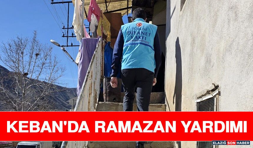 Keban'da Ramazan Yardımı