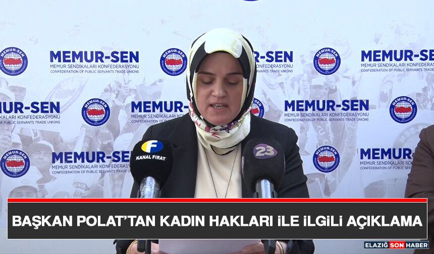 Başkan Polat’tan Kadın Hakları İle İlgili Açıklama