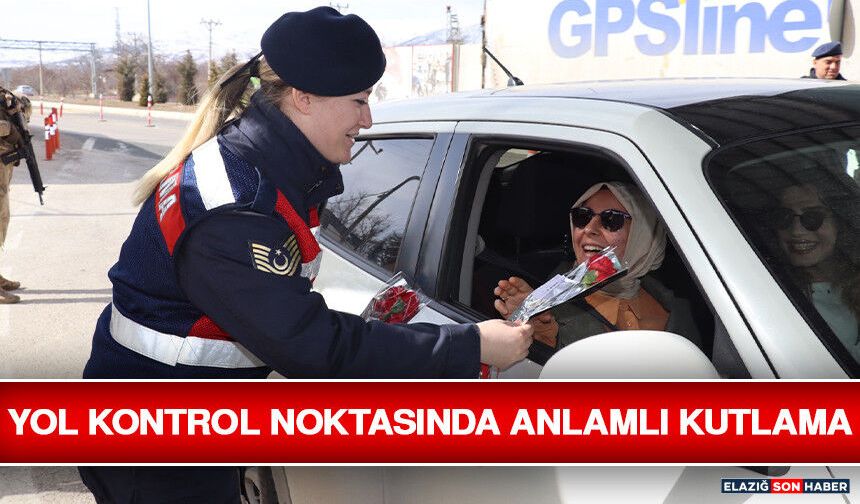 Yol Kontrol Noktasında Anlamlı Kutlama