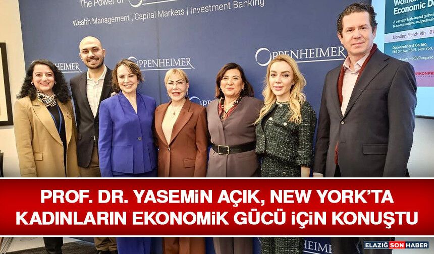 Prof. Dr. Yasemin Açık, New York’ta Kadınların Ekonomik Gücü İçin Konuştu