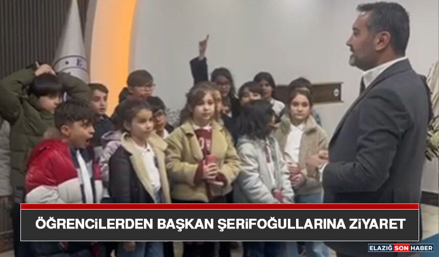 Öğrencilerden Başkan Şerifoğullarına Ziyaret