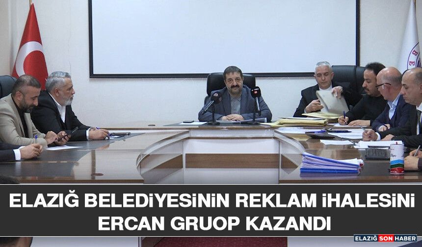 Elazığ Belediyesinin Reklam İhalesini Ercan Gruop Kazandı