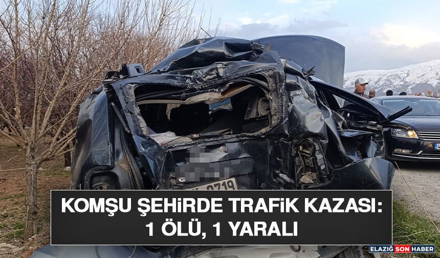 Komşu Şehirde Trafik Kazası: 1 Ölü, 1 Yaralı