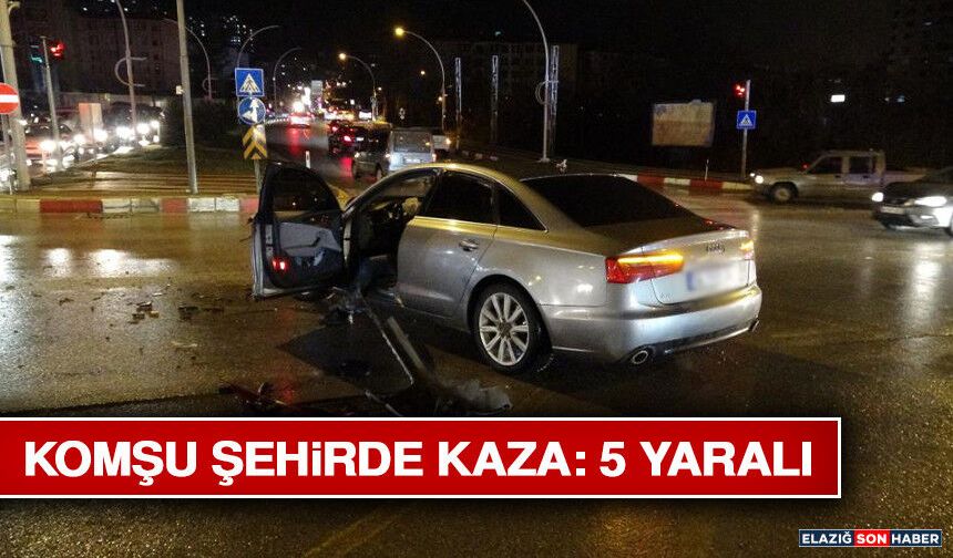 Komşu Şehirde Kaza: 5 Yaralı
