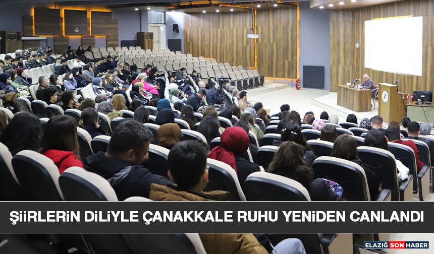 Şiirlerin Diliyle Çanakkale Ruhu Yeniden Canlandı
