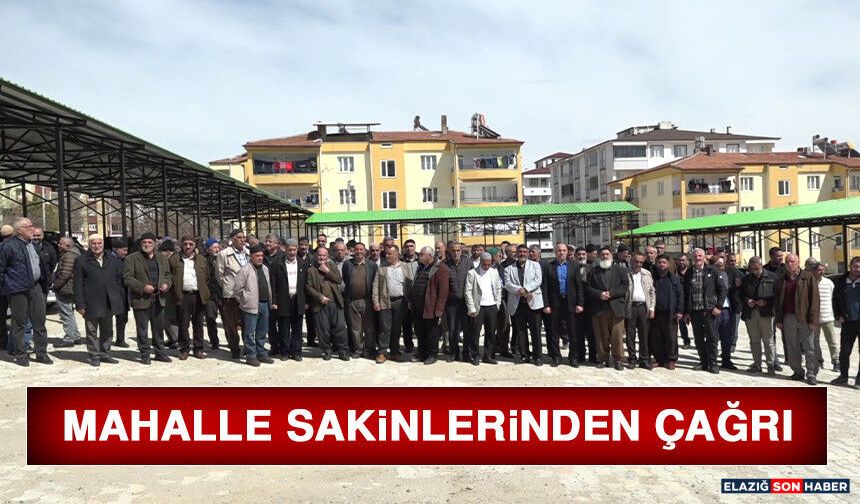 Mahalle Sakinlerinden Çağrı