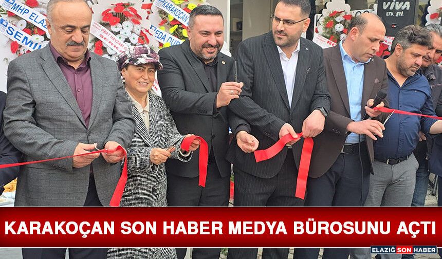 Karakoçan Son Haber Medya Bürosunu Açtı