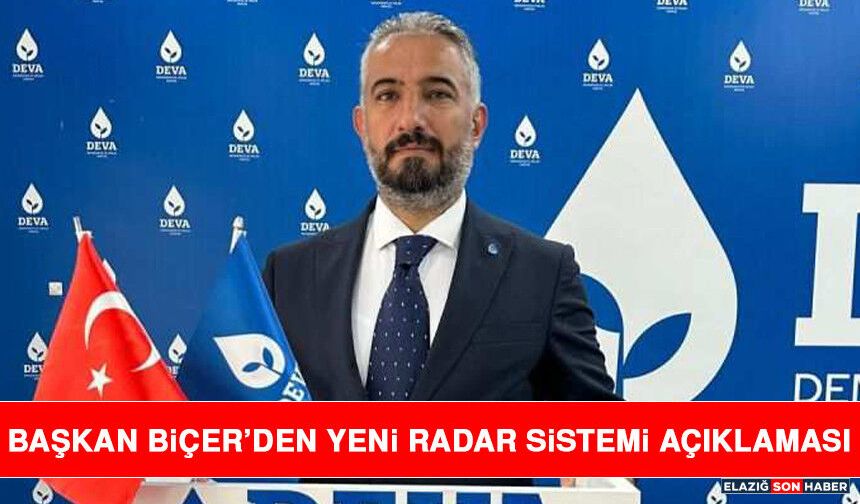 Başkan Biçer’den Yeni Radar Sistemi Açıklaması