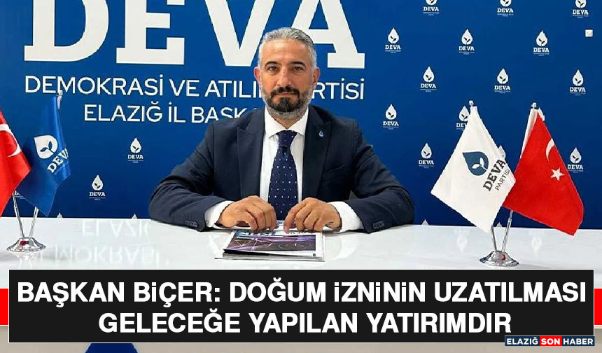 Başkan Biçer: Doğum İzninin Uzatılması Geleceğe Yapılan Yatırımdır