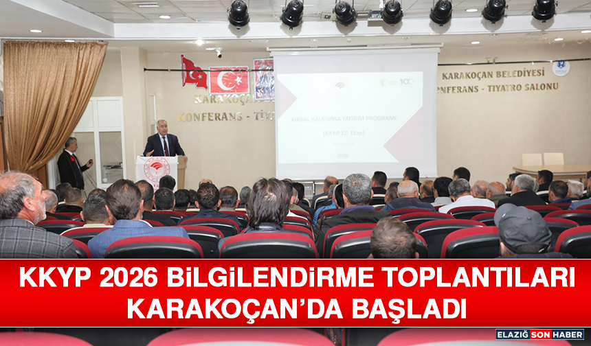 KKYP 2026 Bilgilendirme Toplantıları Karakoçan’da Başladı