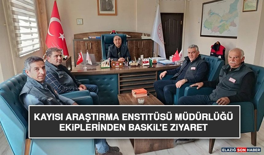 Kayısı Araştırma Enstitüsü Müdürlüğü Ekiplerinden Baskil'e Ziyaret