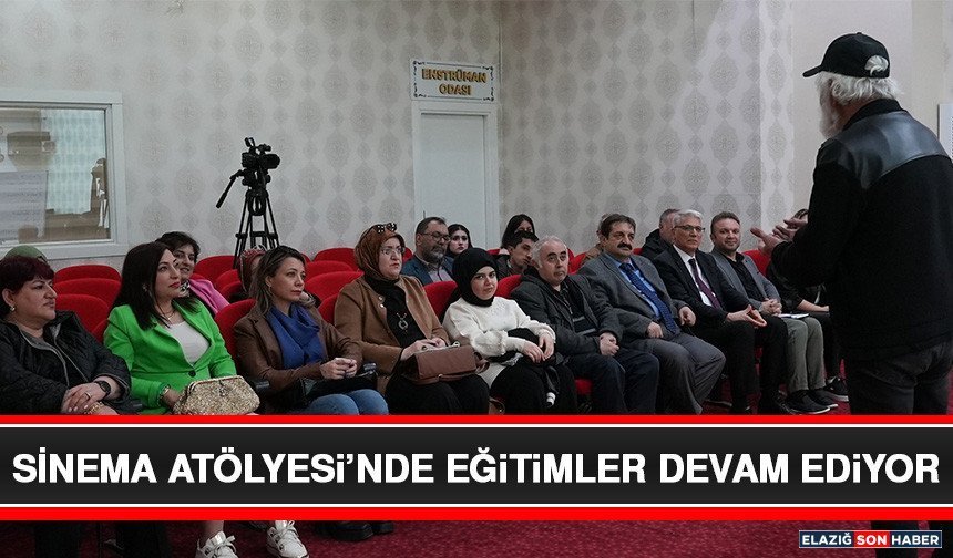 Sinema Atölyesi’nde Eğitimler Devam Ediyor