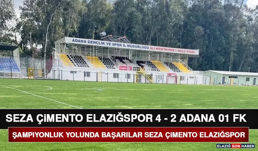 Seza Çimento Elazığspor - Adana 01 FK