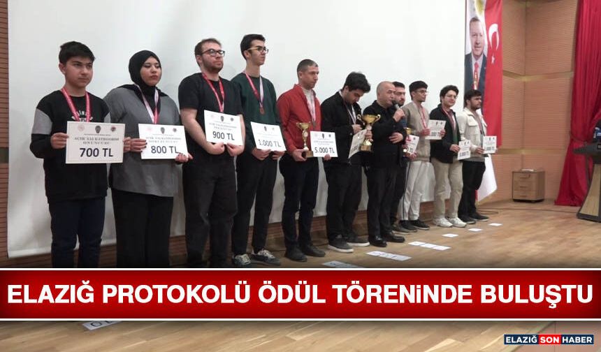 Elazığ Protokolü Ödül Töreninde Buluştu