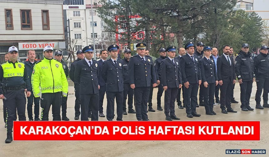 Karakoçan’da Polis Haftası Kutlandı