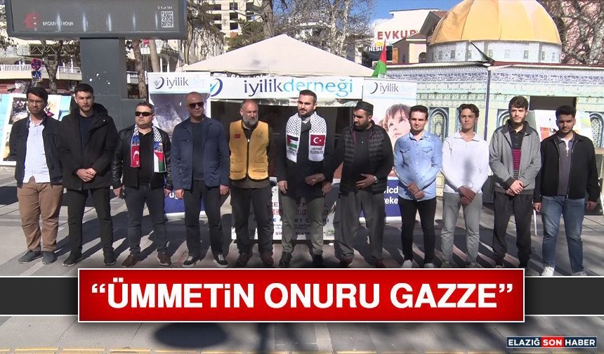 “Ümmetin Onuru Gazze”