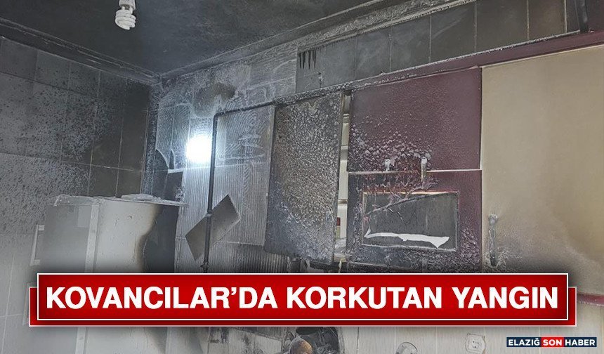 Kovancılar’da Korkutan Yangın