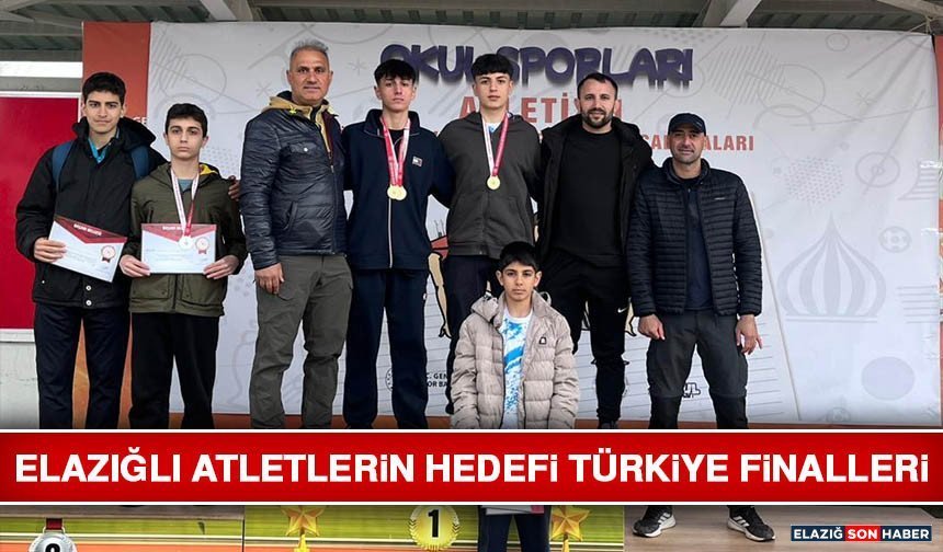 Elazığlı Atletlerin Hedefi Türkiye Finalleri