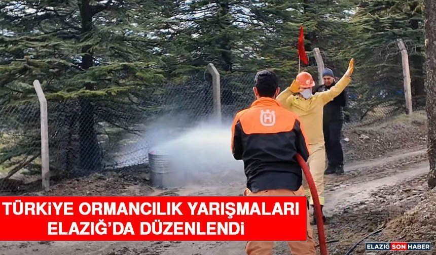Türkiye Ormancılık Yarışmaları Elazığ’da Düzenlendi
