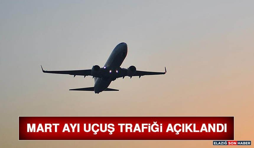 Mart Ayı Uçuş Trafiği Açıklandı