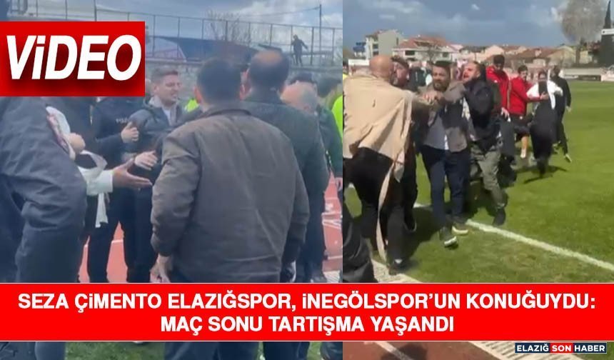 Seza Çimento Elazığspor, İnegölspor’un Konuğuydu: Maç Sonu Tartışma Yaşandı