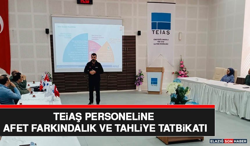 TEİAŞ Personeline Afet Farkındalık ve Tahliye Tatbikatı