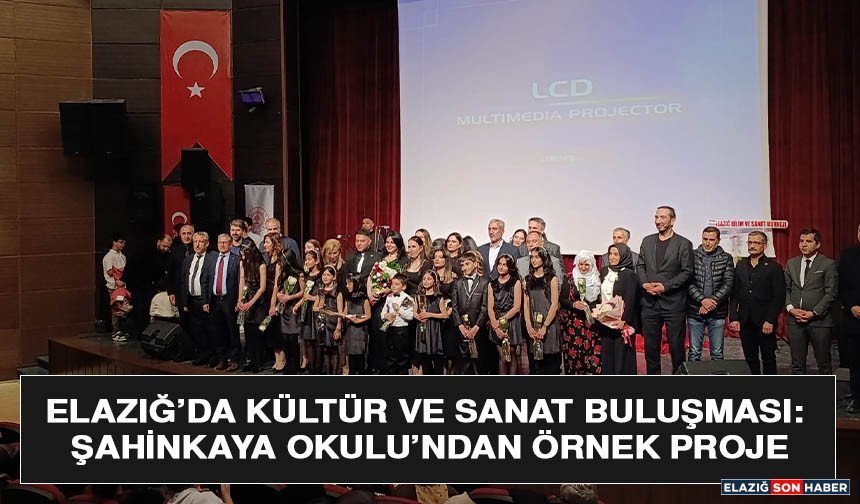 Elazığ’da Kültür ve Sanat Buluşması: Şahinkaya Okulu’ndan Örnek Proje