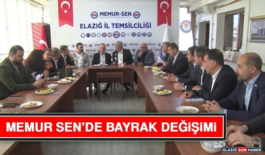 Memur Sen’de Bayrak Değişimi