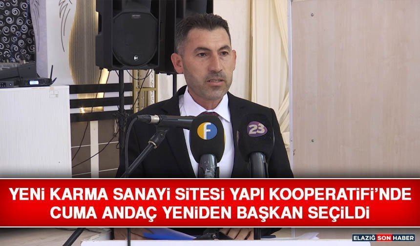 Yeni Karma Sanayi Sitesi Yapı Kooperatifi’nde Cuma Andaç Yeniden Başkan Seçildi