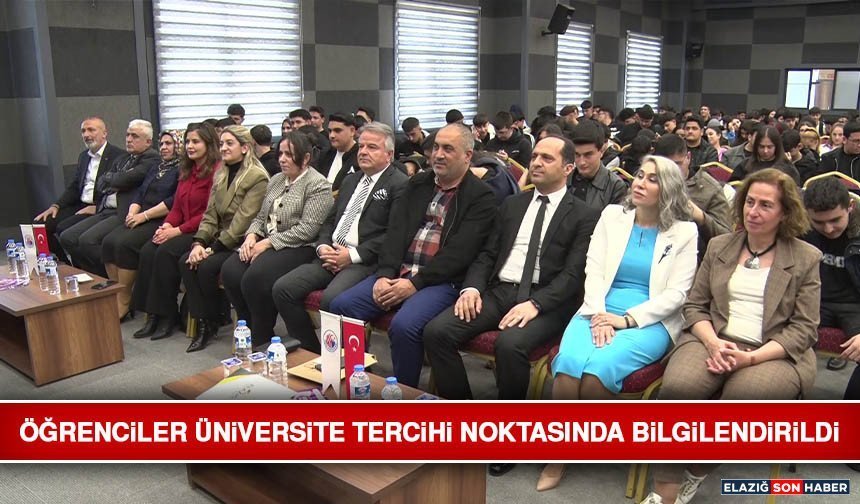 Öğrenciler Üniversite Tercihi Noktasında Bilgilendirildi