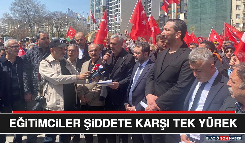 Eğitimciler Şiddete Karşı Tek Yürek