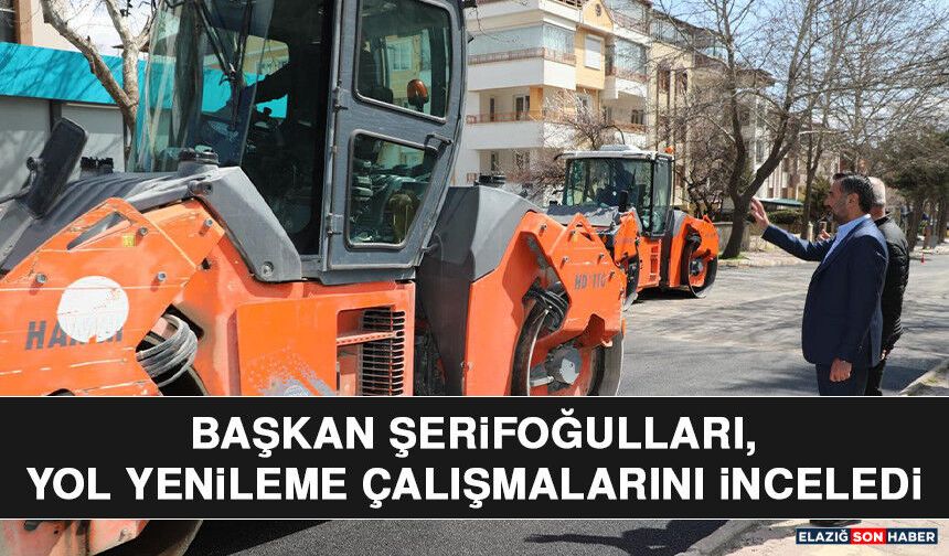 Başkan Şerifoğulları, Yol Yenileme Çalışmalarını İnceledi