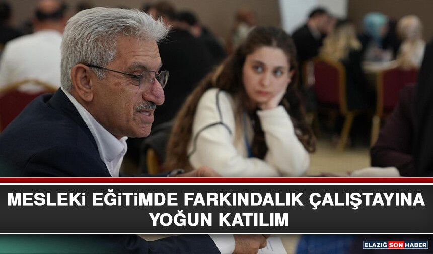 Mesleki Eğitimde Farkındalık Çalıştayına Yoğun Katılım