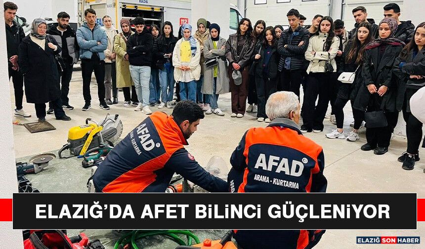 Elazığ’da Afet Bilinci Güçleniyor
