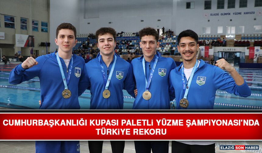 Cumhurbaşkanlığı Kupası Paletli Yüzme Şampiyonası'nda Türkiye Rekoru