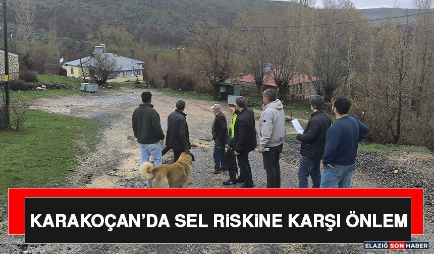 Karakoçan’da Sel Riskine Karşı Önlem