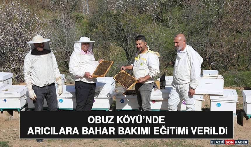Obuz Köyü’nde Arıcılara Bahar Bakımı Eğitimi Verildi