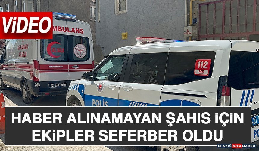 Haber Alınamayan Şahıs İçin Ekipler Seferber Oldu