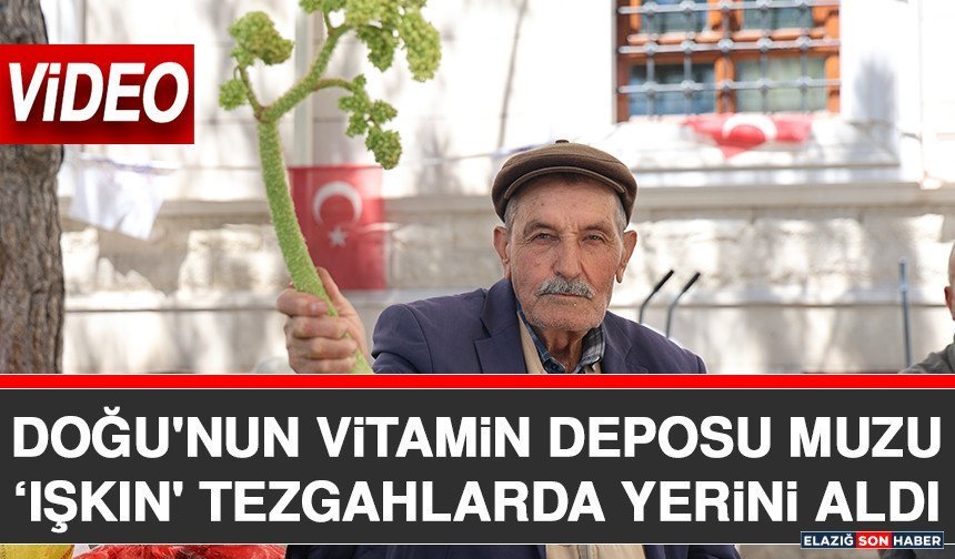 Doğu'nun Vitamin Deposu Muzu ‘Işkın' Tezgahlarda Yerini Aldı