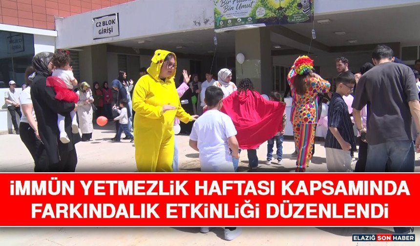 İmmün Yetmezlik Haftası Kapsamında Farkındalık Etkinliği Düzenlendi