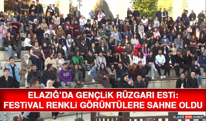Elazığ’da Gençlik Rüzgarı Esti: Festival Renkli Görüntülere Sahne Oldu