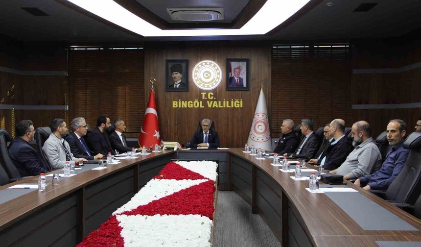 Bingöl'de Deprem Master Planı değerlendirmesi yapıldı