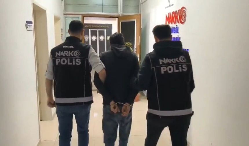 Bingöl'de uyuşturucuyla mücadele: 1 tutuklama
