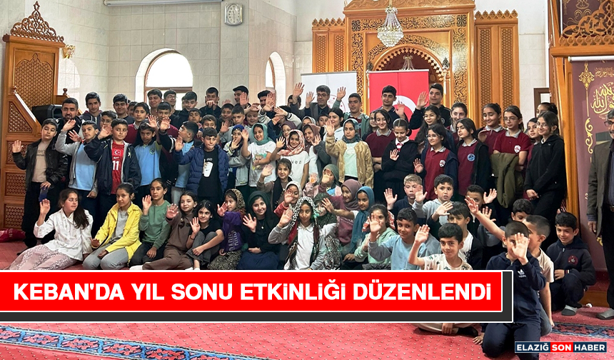 Keban'da Yıl Sonu Etkinliği Düzenlendi