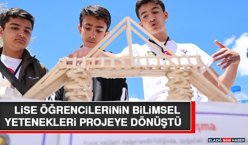 Lise Öğrencilerinin Bilimsel Yetenekleri Projeye Dönüştü
