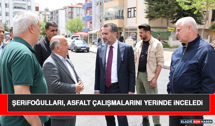 Şerifoğulları, Asfalt Çalışmalarını Yerinde İnceledi